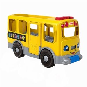 Fisher-Price Little People Big Yellow Bus Pull Toy